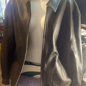 Reversible Leather Jacket XL Charles Klein
